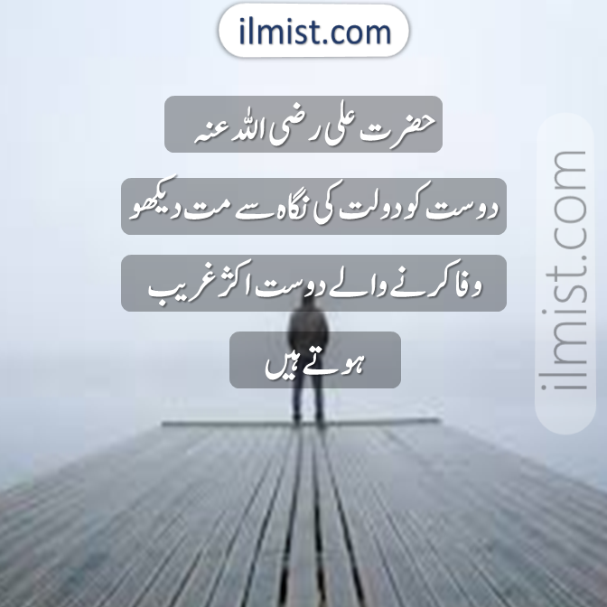 Sad Friendship Quotes in Urdu