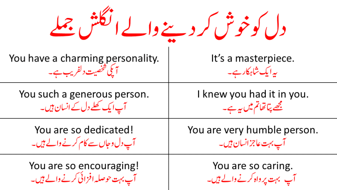 45 English To Urdu Sentences To Praise Someone | Download PDF